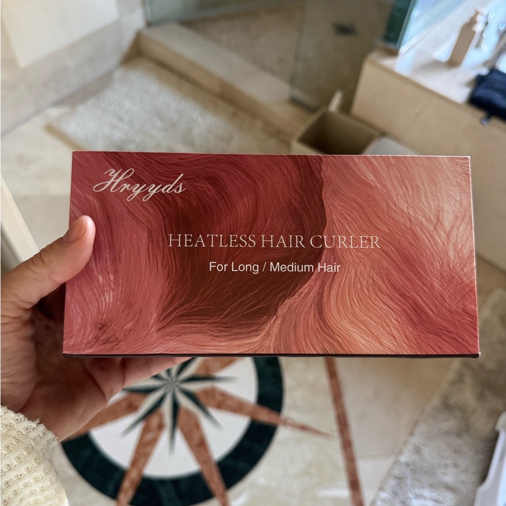 Heatless Hair Curler - Pink